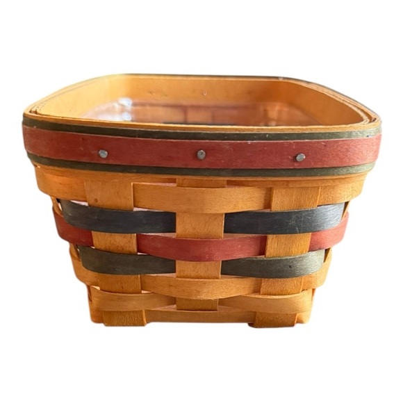 Longaberger 1998 Shades of Autumn Bakers Bounty Basket and Protector - Picture 2 of 8